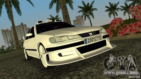 Peugeot 406 Taxi 2 for GTA Vice City