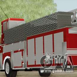 Pierce Arrow XT LAFD Tiller Ladder Trailer for GTA San Andreas