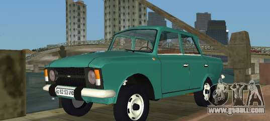 Moskvitch IZH 412 for GTA Vice City