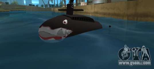 Vice City Submarine with face for GTA Vice City