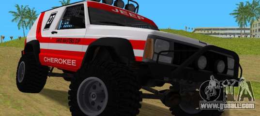 Jeep Cherokee 1984 Sandking for GTA Vice City