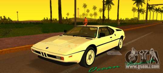 BMW M1 (E26) 1979 for GTA Vice City