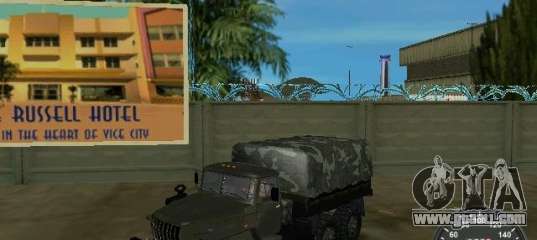 Ural 4320 Military for GTA Vice City