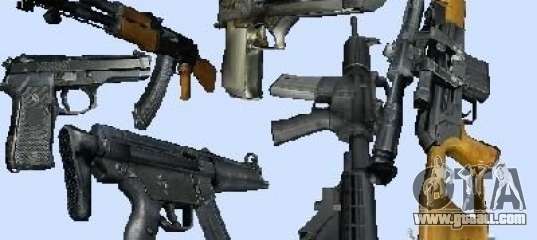 Max Payne 2 Weapons Pack v1 for GTA Vice City