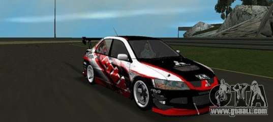 Mitsubishi Lancer Evo VIII for GTA Vice City