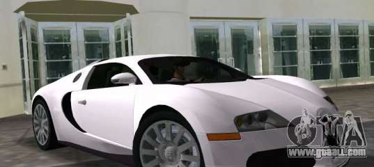 Bugatti Veyron EB 16.4 for GTA Vice City