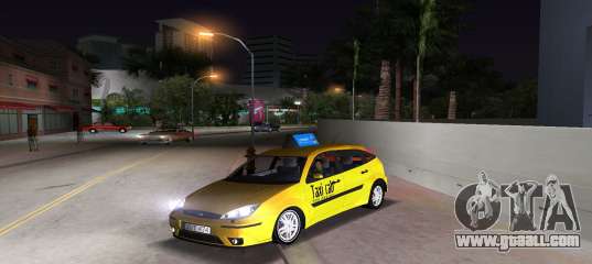 Ford Focus TAXI cab for GTA Vice City