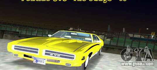 Pontiac GTO The Judge 1969 for GTA Vice City