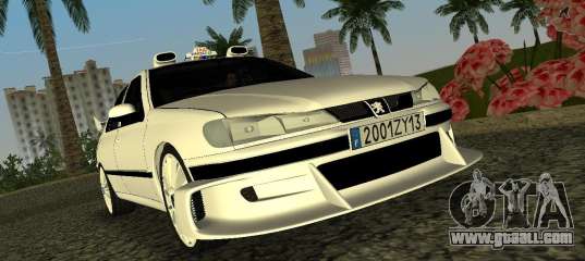 Peugeot 406 Taxi 2 for GTA Vice City