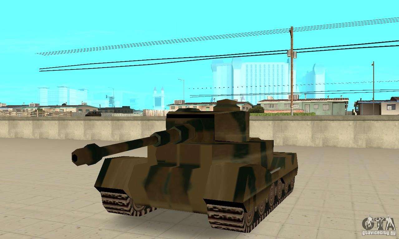 Tanque de guerra Rhino do GTA San Andreas 