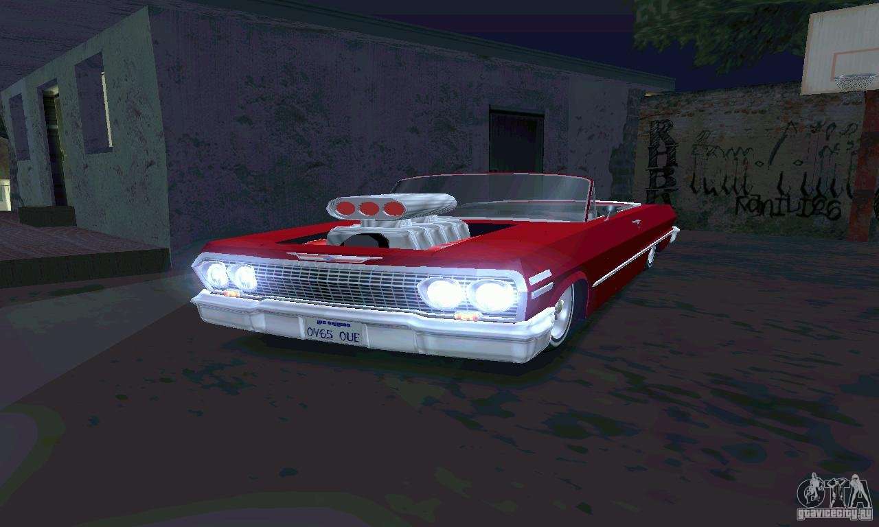 Download Chevrolet Impala 1963 Lowrider (DFF only) for GTA San Andreas  (iOS, Android)