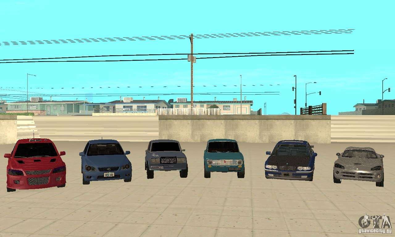 DRIFT CAR PACK for GTA San Andreas