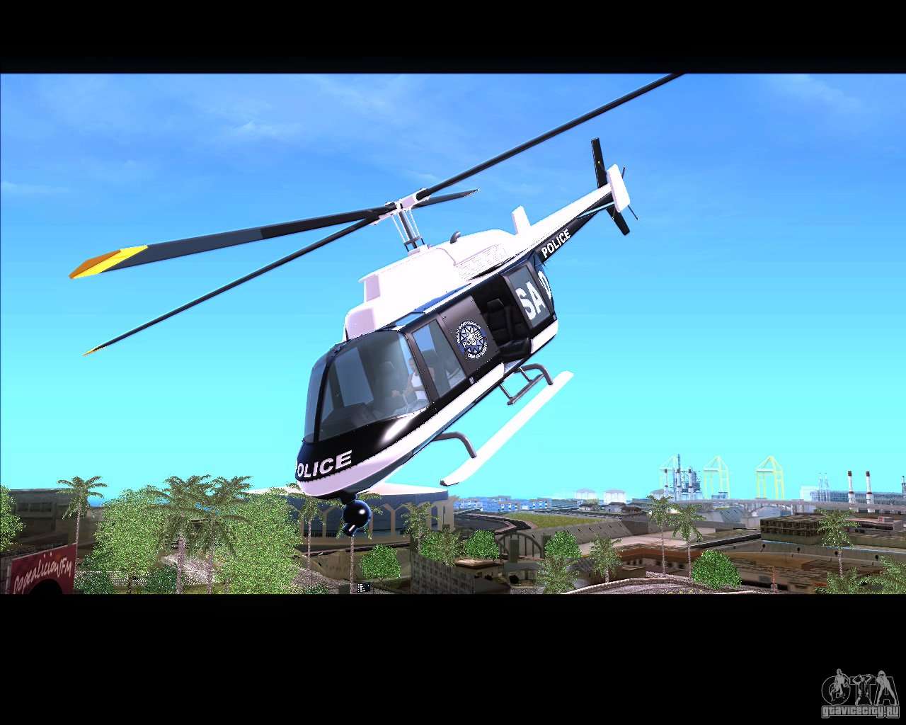 NFS HP 2010 Police Helicopter LVL 3 para GTA San Andreas