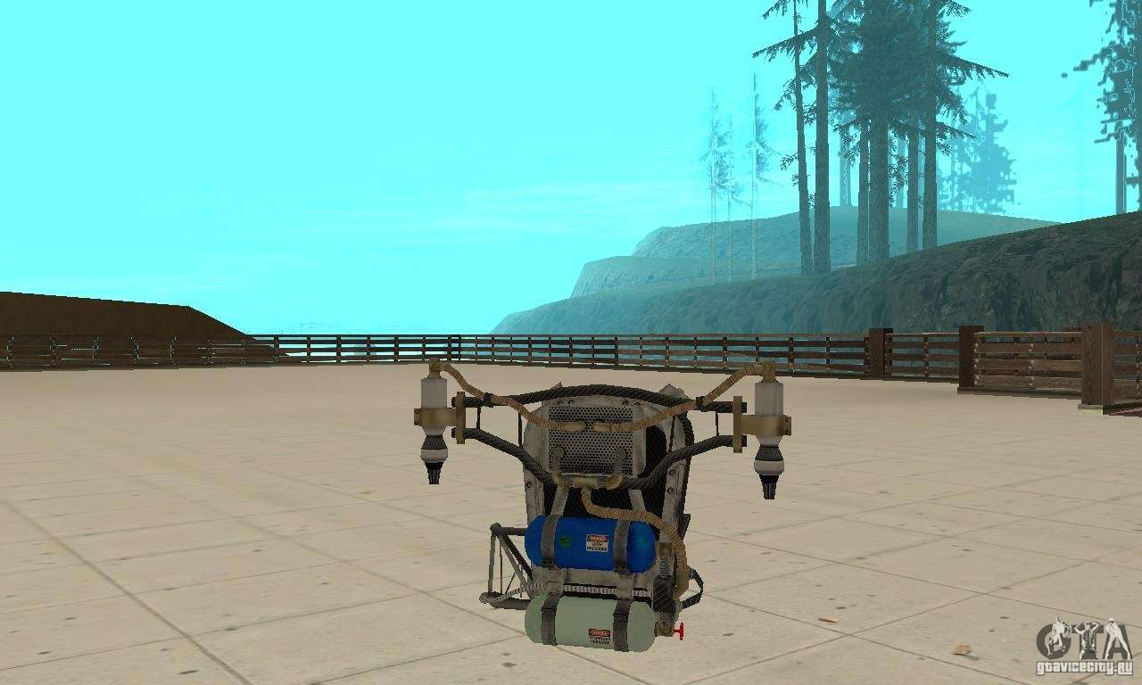 A new Jetpack for GTA San Andreas