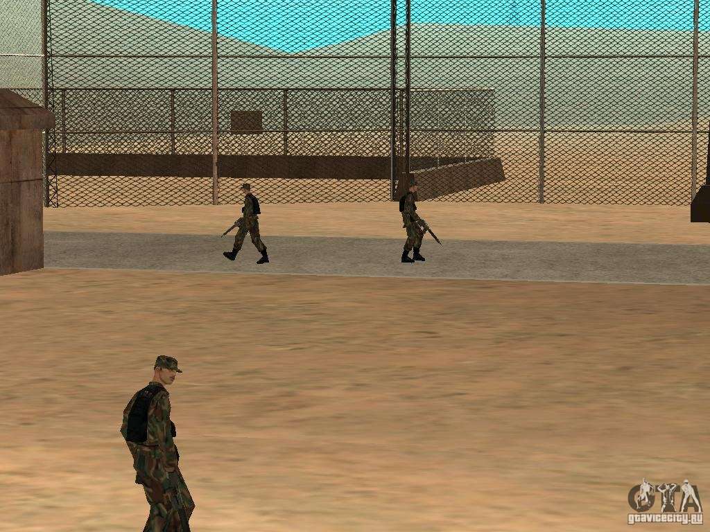 gta sa restricted area