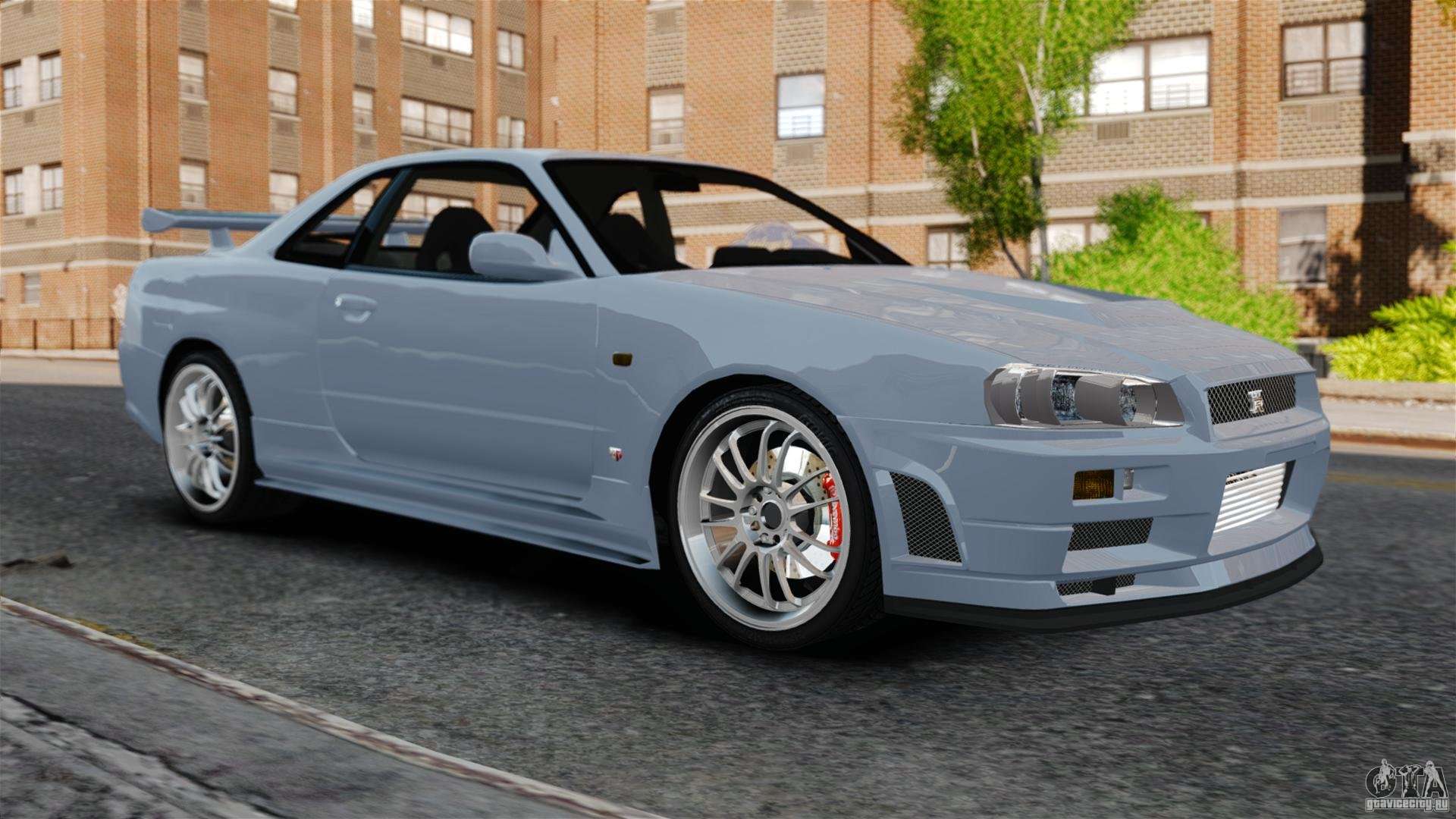 Nissan Skyline Gt R R34 Fast And Furious 4 For Gta 4