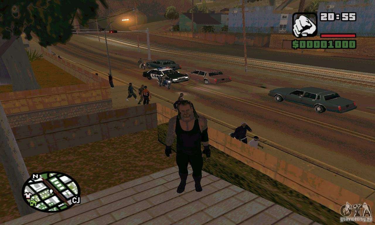 The undertaker from Smackdown 2 for GTA San Andreas
