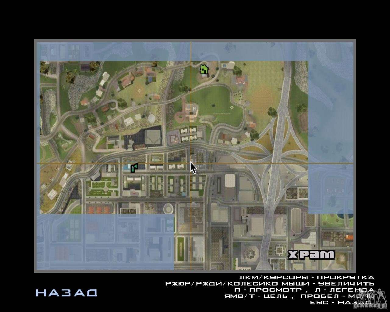 Detailed Map  and Radar Mod  for GTA  San Andreas