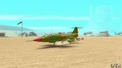 F-104 Starfighter Super (green) for GTA San Andreas
