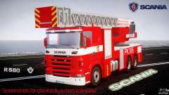 Scania R580 Fire ladder PK106 for GTA 4