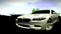 BMW M5 F10 silver for GTA San Andreas