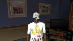 T-shirt with Homer for GTA San Andreas