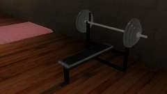 New free weights in the gym for GTA San Andreas