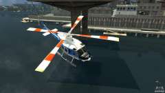 Bell412/NYPD Air Sea Rescue Helicopter for GTA 4