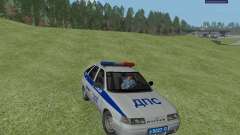 LADA 2112 DPS Police for GTA San Andreas