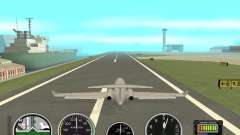 Air instruments in an airplane for GTA San Andreas