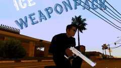 Ice Weapon Pack for GTA San Andreas
