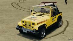 Jeep Wrangler 1988 Beach Patrol v1.1 [ELS] for GTA 4