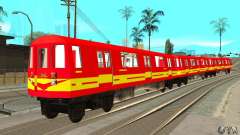 Liberty City Train Red Metro for GTA San Andreas