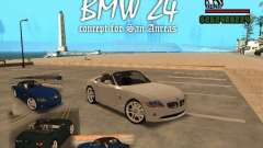 BMW Z4 white for GTA San Andreas