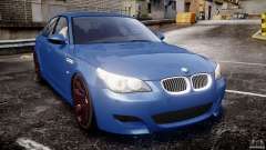 BMW M5 E60 2009 turquoise for GTA 4