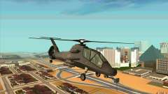 Sikorsky RAH-66 Comanche default grey for GTA San Andreas