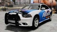 Dodge Charger 2013 Police Code 3 RX2700 v1.1 ELS for GTA 4