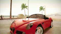 Alfa Romeo 8C Spider for GTA San Andreas