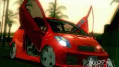Toyota Yaris Burgundy for GTA San Andreas