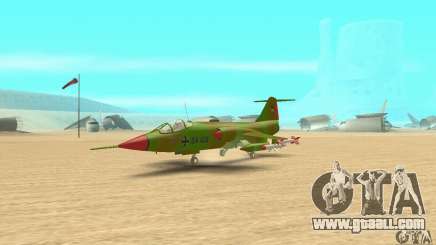 F-104 Starfighter Super (green) for GTA San Andreas