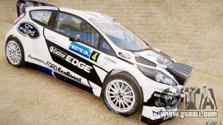 Ford Fiesta RS WRC белый for GTA 4
