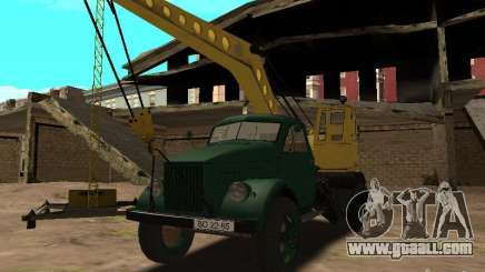 GAZ 51 mobile crane for GTA San Andreas