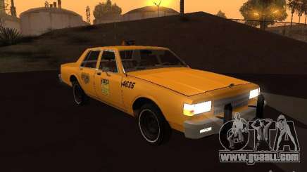 Chevrolet Caprice 1986 Taxi for GTA San Andreas