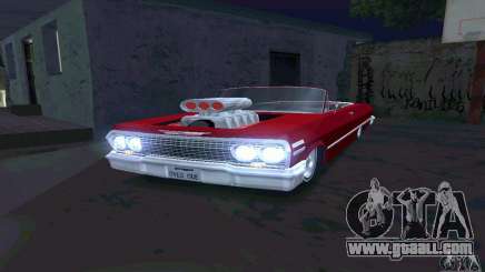 Chevrolet Impala 1963 Lowrider Charged for GTA San Andreas