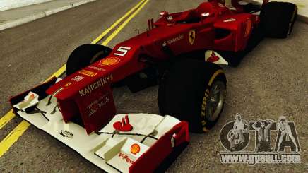 Ferrari F2012 for GTA San Andreas