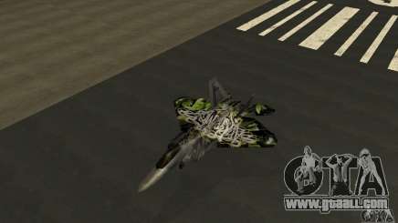 F-22 Raptor Graffity Skin 2 for GTA San Andreas
