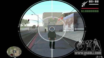 Sniper mod v 1. for GTA San Andreas