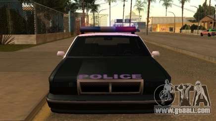 The advantage of police vehicle for GTA San Andreas