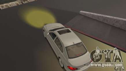 Yellow headlights for GTA San Andreas