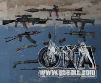 Pak arms from s. t. a. l. k. e. R for GTA San Andreas